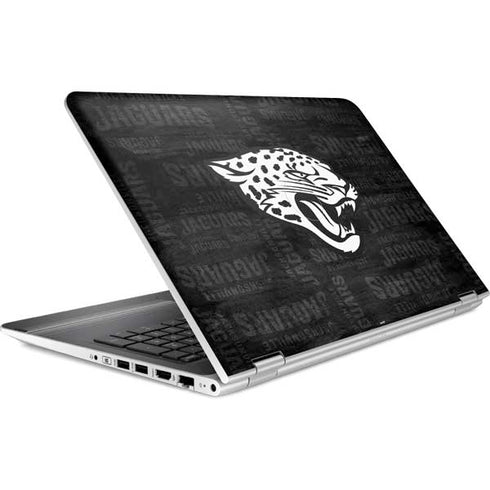 NFL Jacksonville Jaguars Black & White HP Pavilion Skin